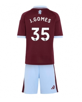 Aston Villa Joao Gomes #35 Maglia Gara Casa Repliche 2026-27 Bambino Maniche Corte